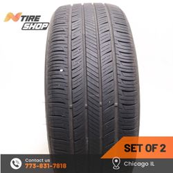 Set of 2 Used  7.5/32    215/45R18  89V  Hankook   Kinergy GT