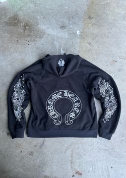 Chrome Hearts Horseshoe Floral Hoodie