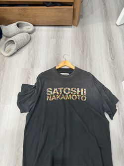 Satoshi nakamoto t shirt