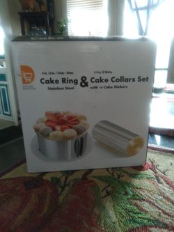 Cake Ring e Cake Collars Set