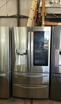 LG 3-Door Refrigerator (French Door Fridge) - Ice Maker, Water Dispenser