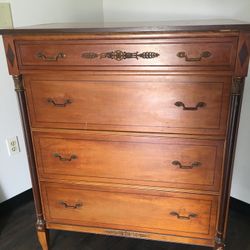 Chest Dresser and Mirror 