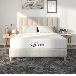NapQueen 8 Inch Full Size Mattress, Bamboo Charcoal Memory Foam Mattress, 