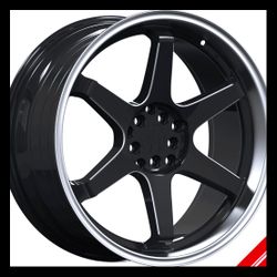 New 20" SS S49 5x114.3 Black Machine Wheels