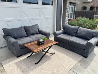 Dark Grey Couch Set