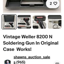Vintage Weller 8200 N Soldering Gun