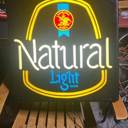 Natural Light Busch Beer Sign