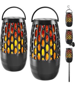 Upgraded Outdoor Bluetooth Speakers Patio with LED Lights
