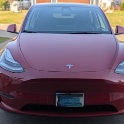 2021 Tesla Model Y Long Range AWD Red