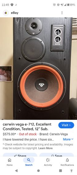 Great Quality, Vintage Cerwin Vegas Speakers