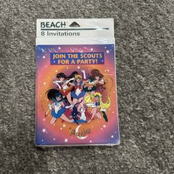 Sailor Moon Party Invitations