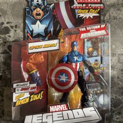 Marvel Legends Captain America Steve Rogers BAF Arnim Zola New Sealed