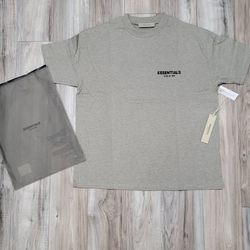 Essentials t shirt dark oat