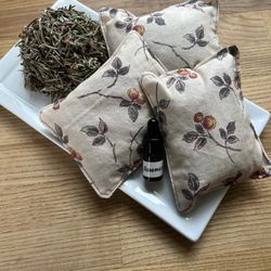 Rosemary Sachets with Oil Dropper