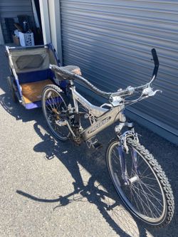 Beach cruiser with trailer