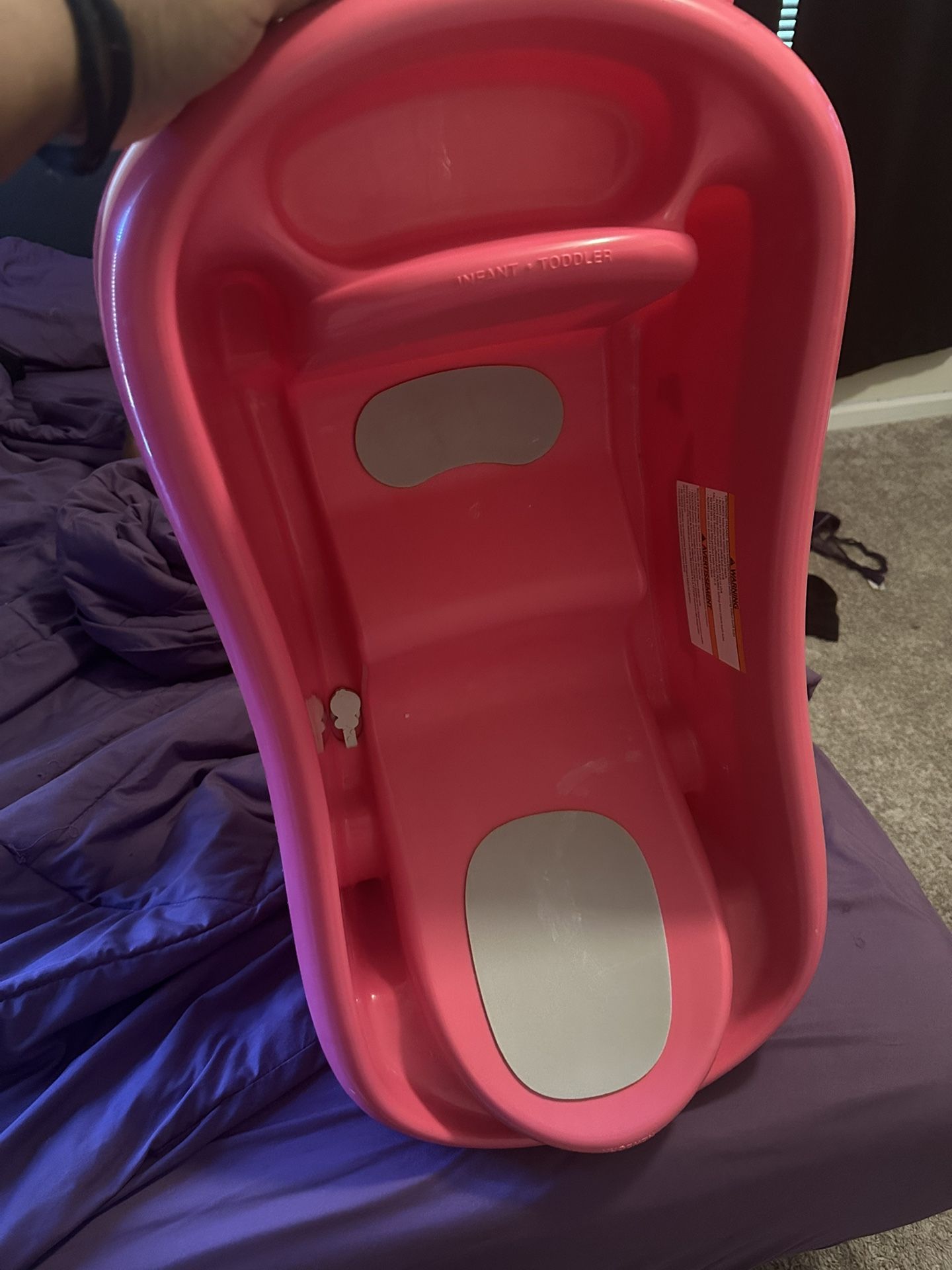 Basic Pink Baby Bathtub