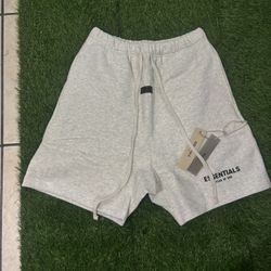 Essentials Light Oatmeal Shorts