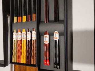 Japanese, Korean chopstick 2 sets with box. New