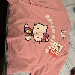 Pink Hello Kitty Crop Top New 