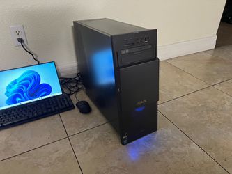 ASUS Desktop PC Core i7 4790 RX 580 GPU 16GB 1TB 120GB SSD Windows 11 WiFi Bluetooth
