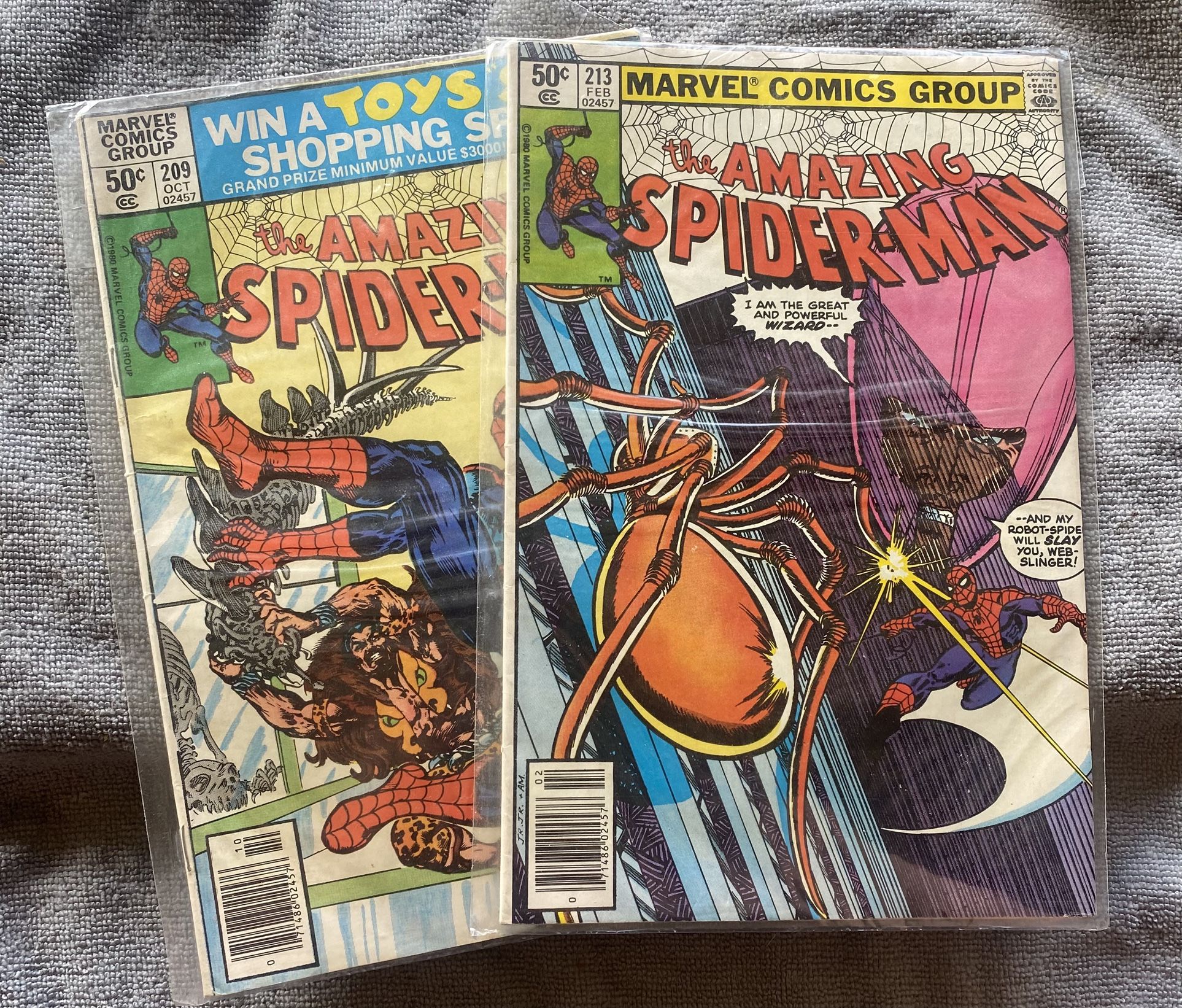Amazing Spider-Man #209 1st App. Calypso Marvel Comics And #213