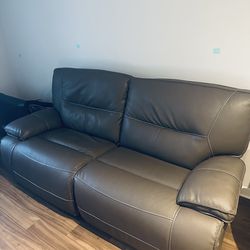 Couch Electric Recliner - BIG MOVE OUT SALE - Living Space