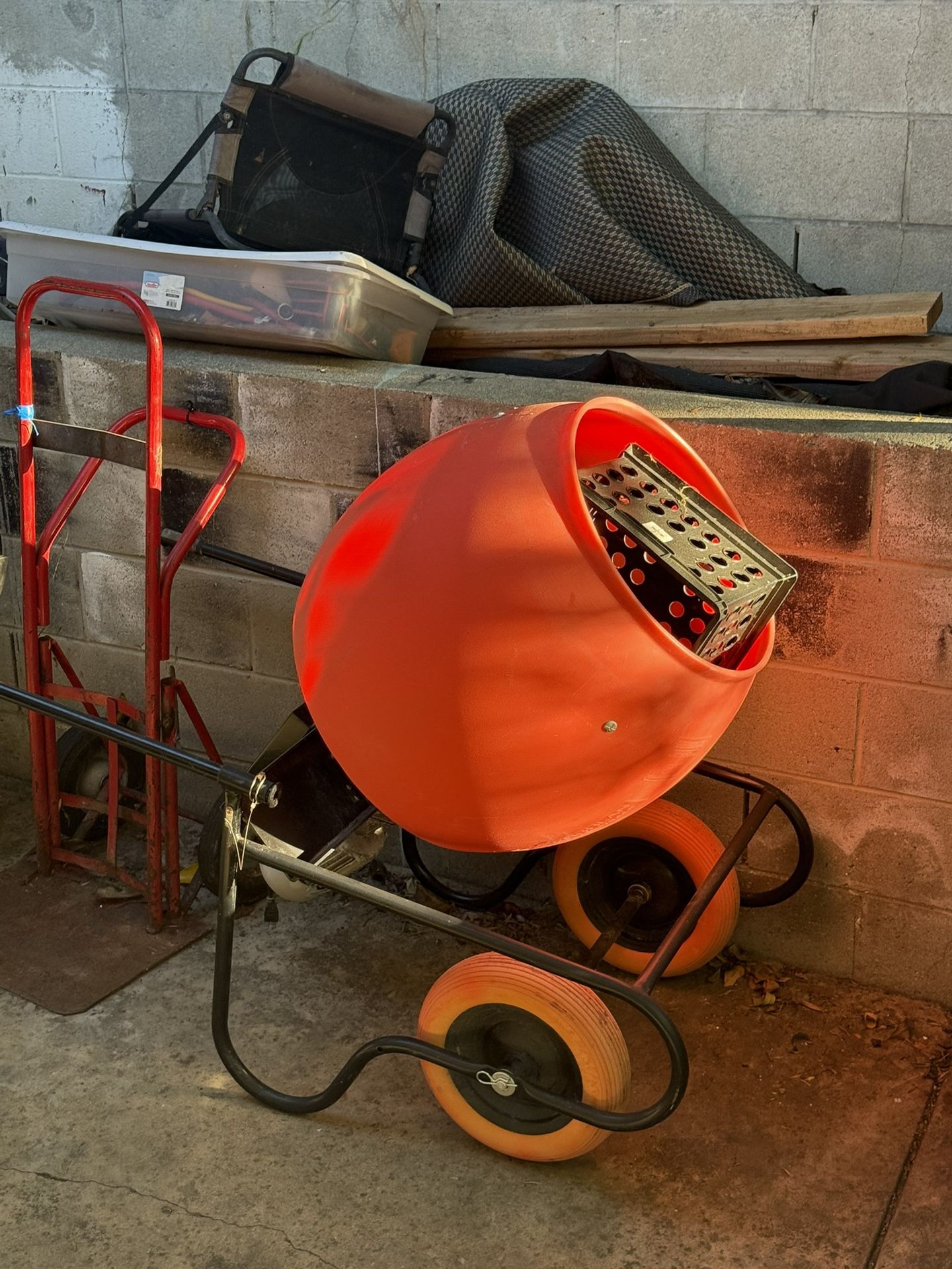 Kushlan 6 Cubic Feet  Electric Cement Mixer