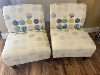 Pair of club chairs