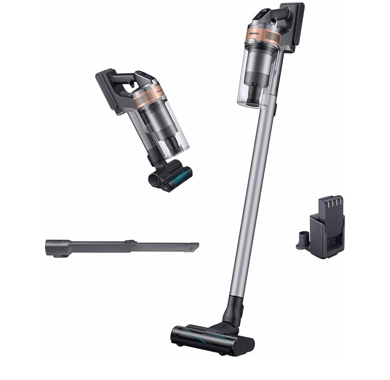 SAMSUNG Jet 75 Pet Cordless Stick Vacuum Silver