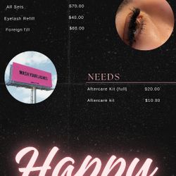 Home Based Newly Certified Lash Tech