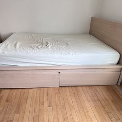 Queen size IKEA bed frame - USED