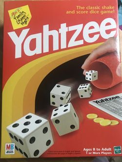 Yahtzee Classic Shake & Score Dice Game