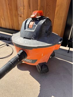 Rigid, wet, dry shopvacuum
