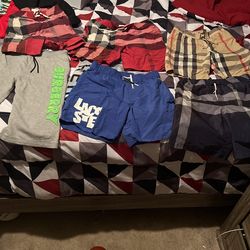 Boys Burberry Swim Trunks 