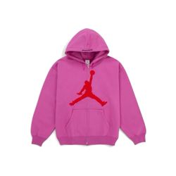 Supreme x Jordan Hooded Zip Up (BLACK) – Size L