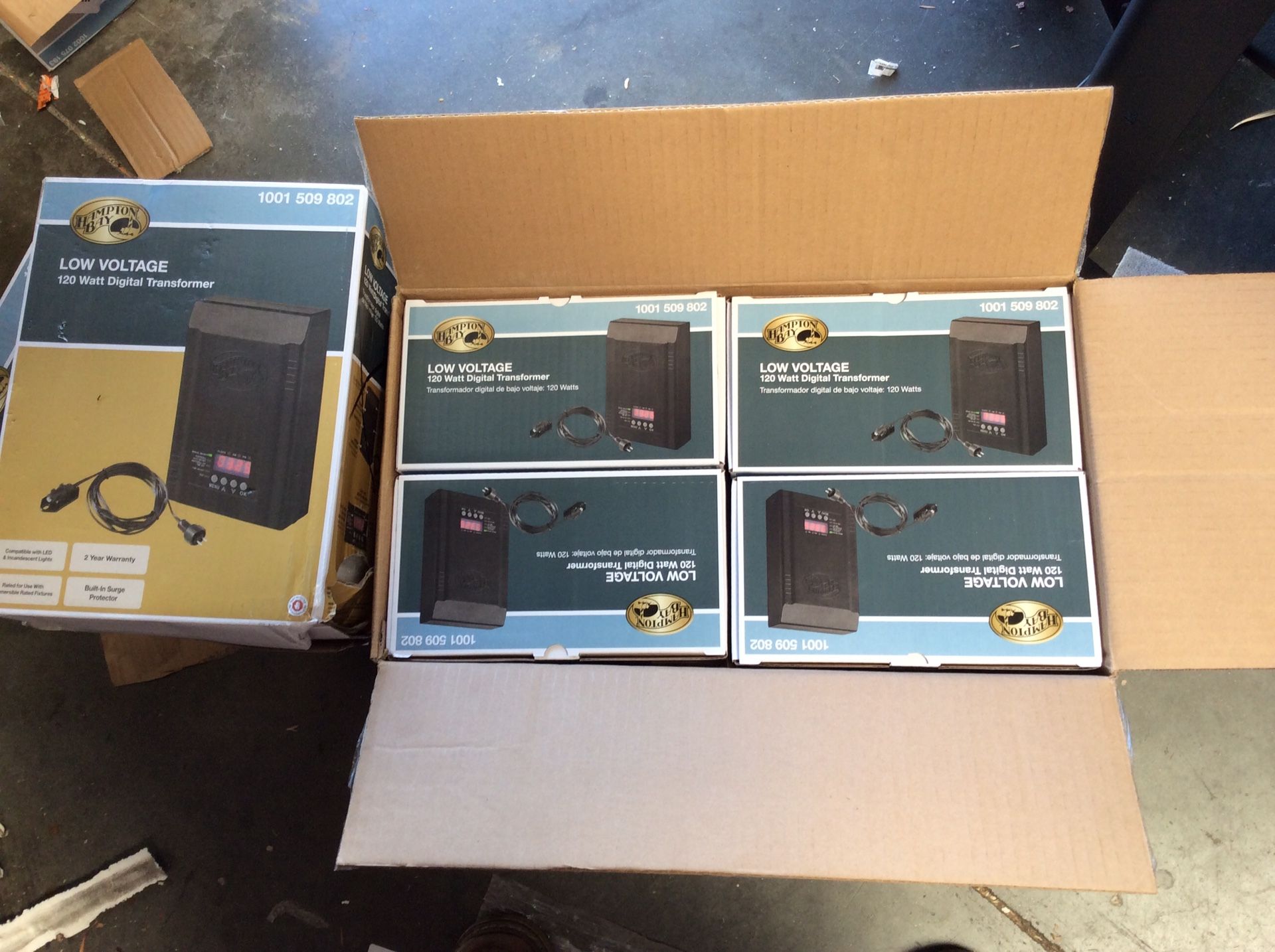 Hampton Bay 1001509802 Low Voltage 120 Watt Digital Transformer for