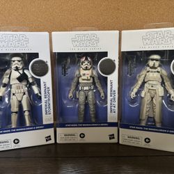 Star Wars - The Black Series - White Box First Edition - Bundle of 3 
