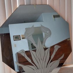 Frosted Mirror, 3'X3'.