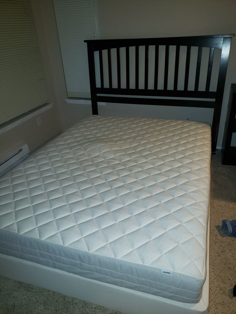 Queen Mattress + Box Spring + Frame