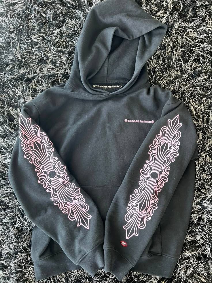 Pink Chrome Hearts Hoodie