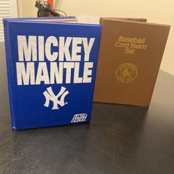 Mickey Mantle And Boston Red Sox Baseball Cards 