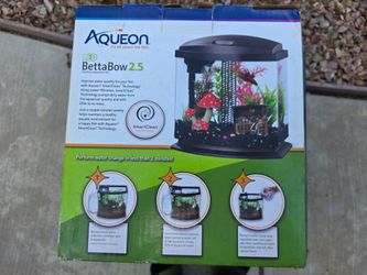 Aqueon LED Betta Bow 2.5 Desktop Aquarium kit
