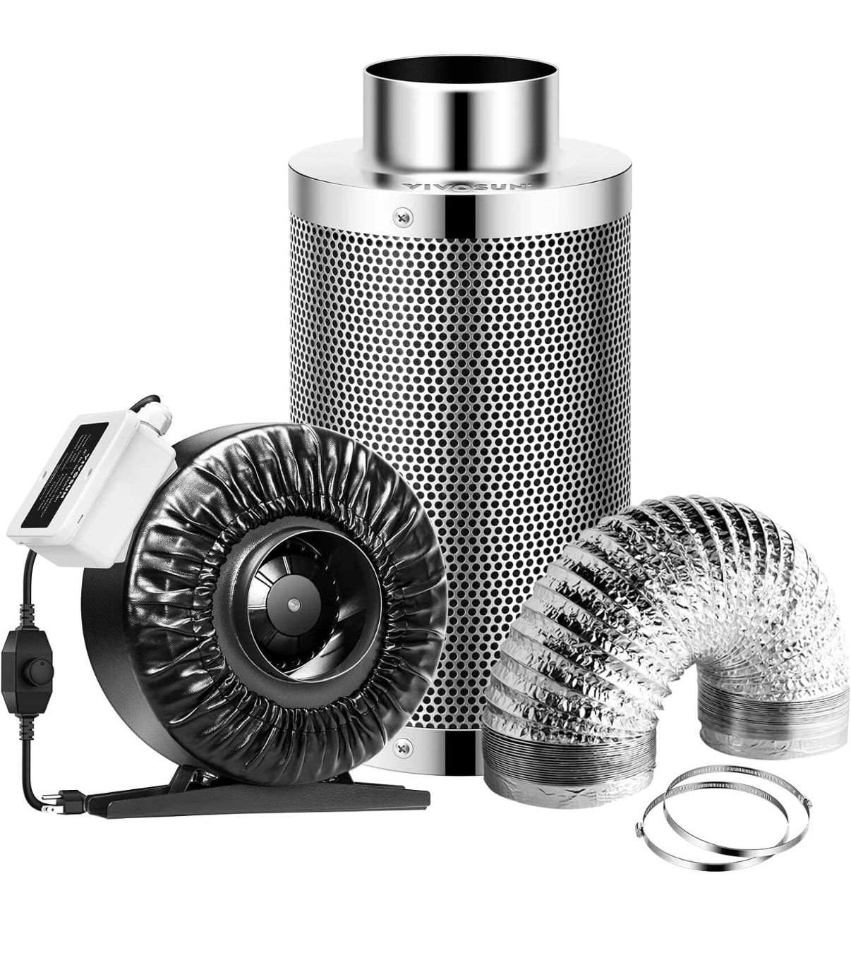 6” Fan And Carbon Filter For Indoor Grow Tents