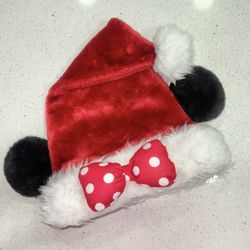 Vintage Minnie mouse, Disney parks Santa hat