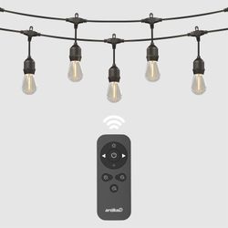 Artika Eclipse 40 ft Solar String Lights - Missing Solar Panel, As-Is