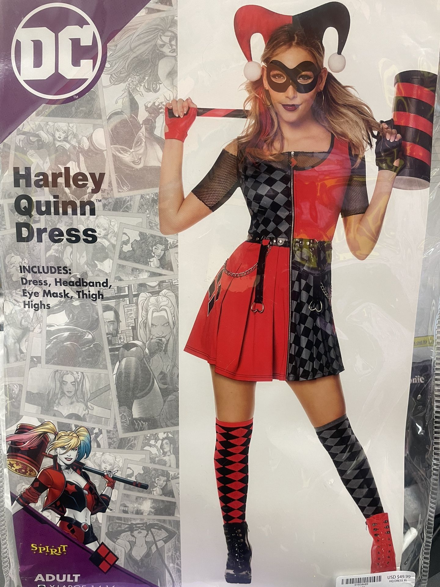 Halloween” Harley Quinn Dress