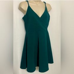 Brand New forest green Dress with adjustable straps. $7