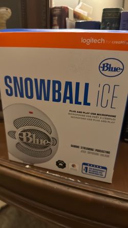 Logitech creators, blue snowball ice plug-in play USB microphone