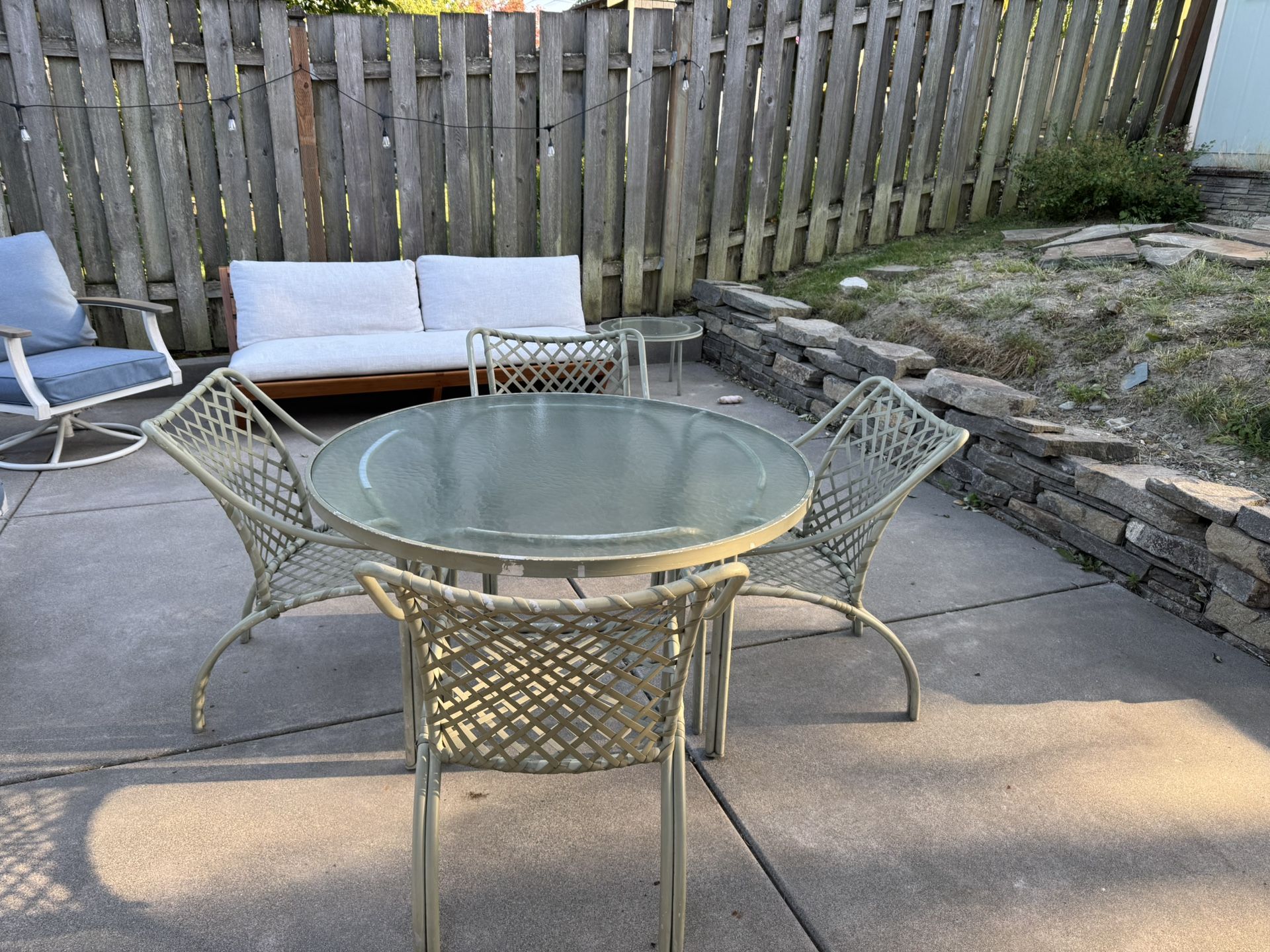 Mid Century Patio Set