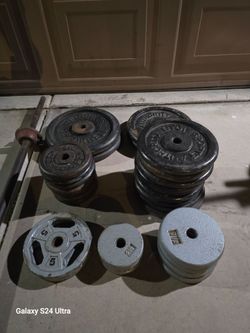 Weights plates standard.